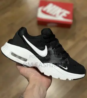 Nike Air Max Fusion Sneakers in Black and White Shoes