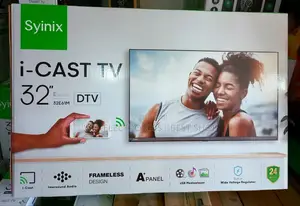Syinix 32 Inch I-Cast Frameless Tv