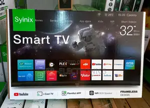 Original Syinix 32 Inch Tv Smart Frameless Hi-Fi Real Original Tv