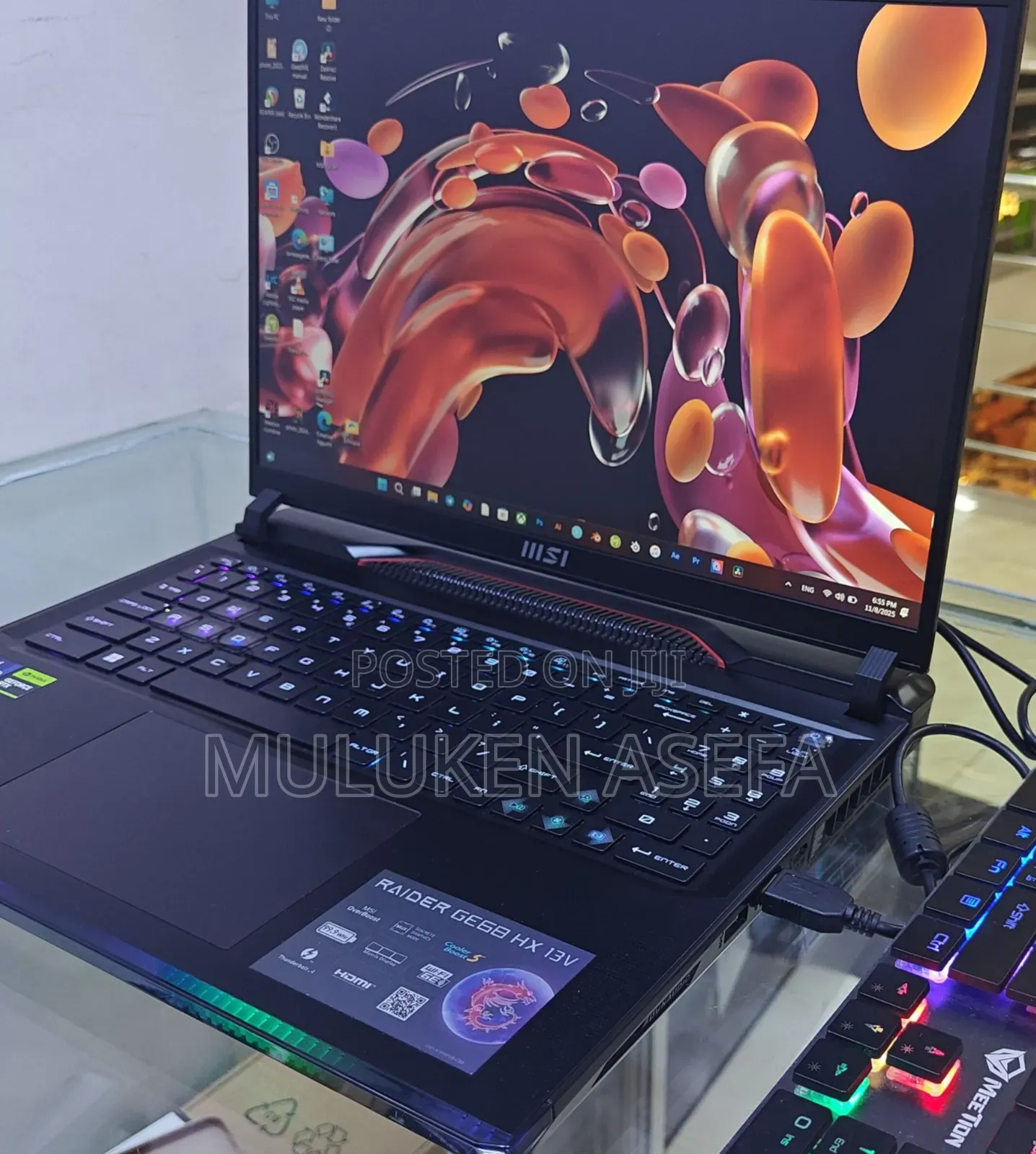 New Laptop MSI Raider GE68HX 13vi-202us 32GB Intel Core I9 SSD 1T