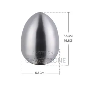 Modern Metal Egg Shapped