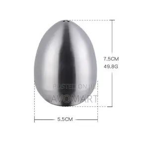 Modern Metal Egg Shapped