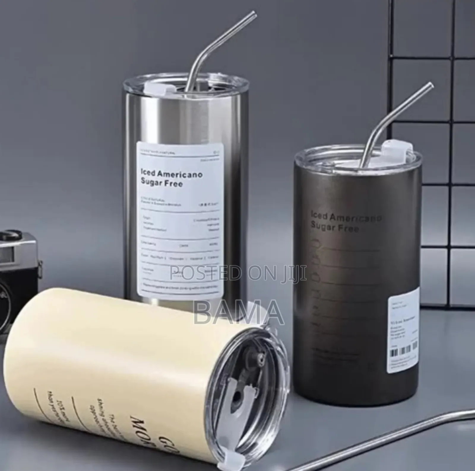 Drinking Jar With Straw