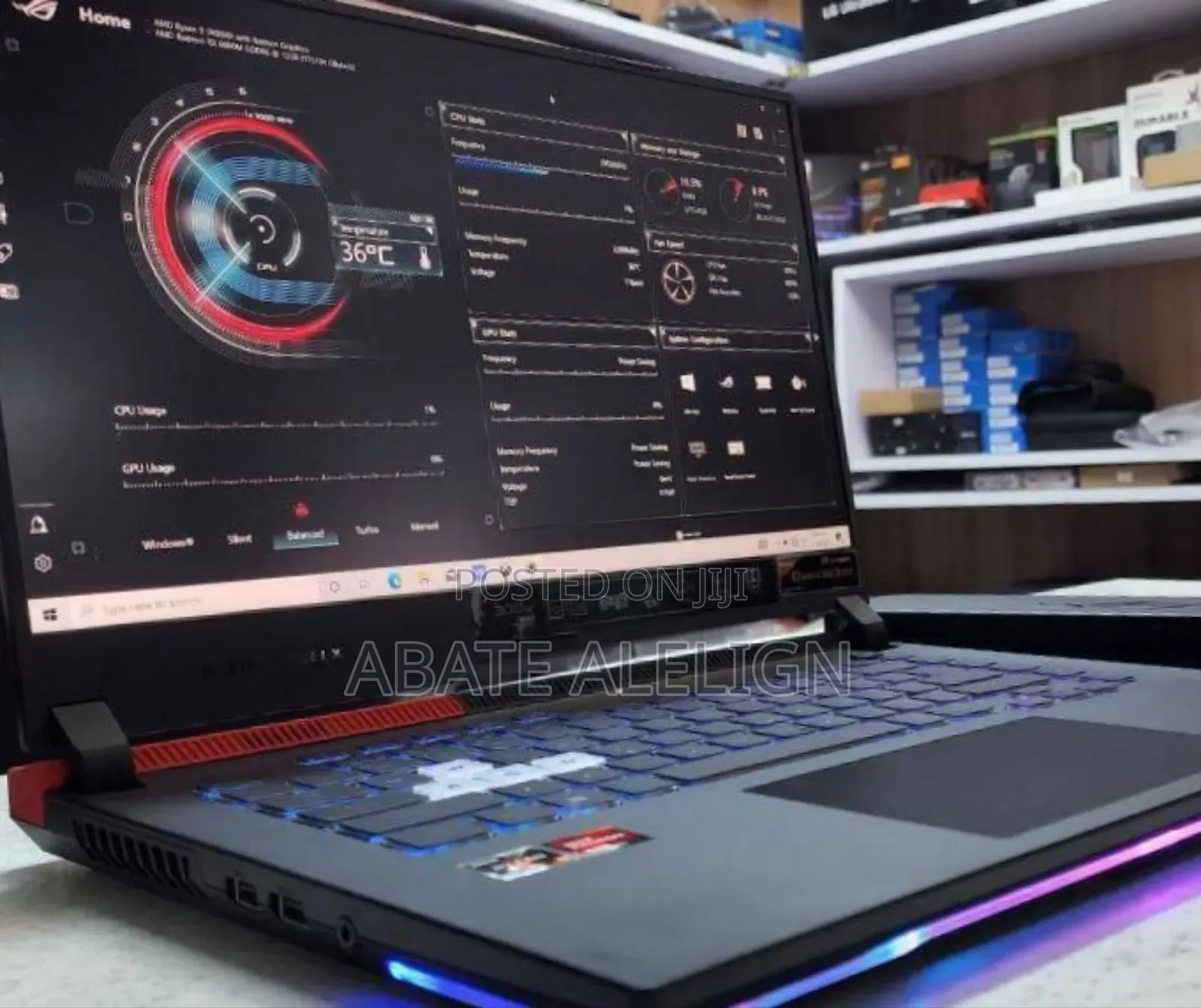 New Laptop Asus ROG Strix G16 G614 16GB AMD Ryzen 9 SSD 512GB