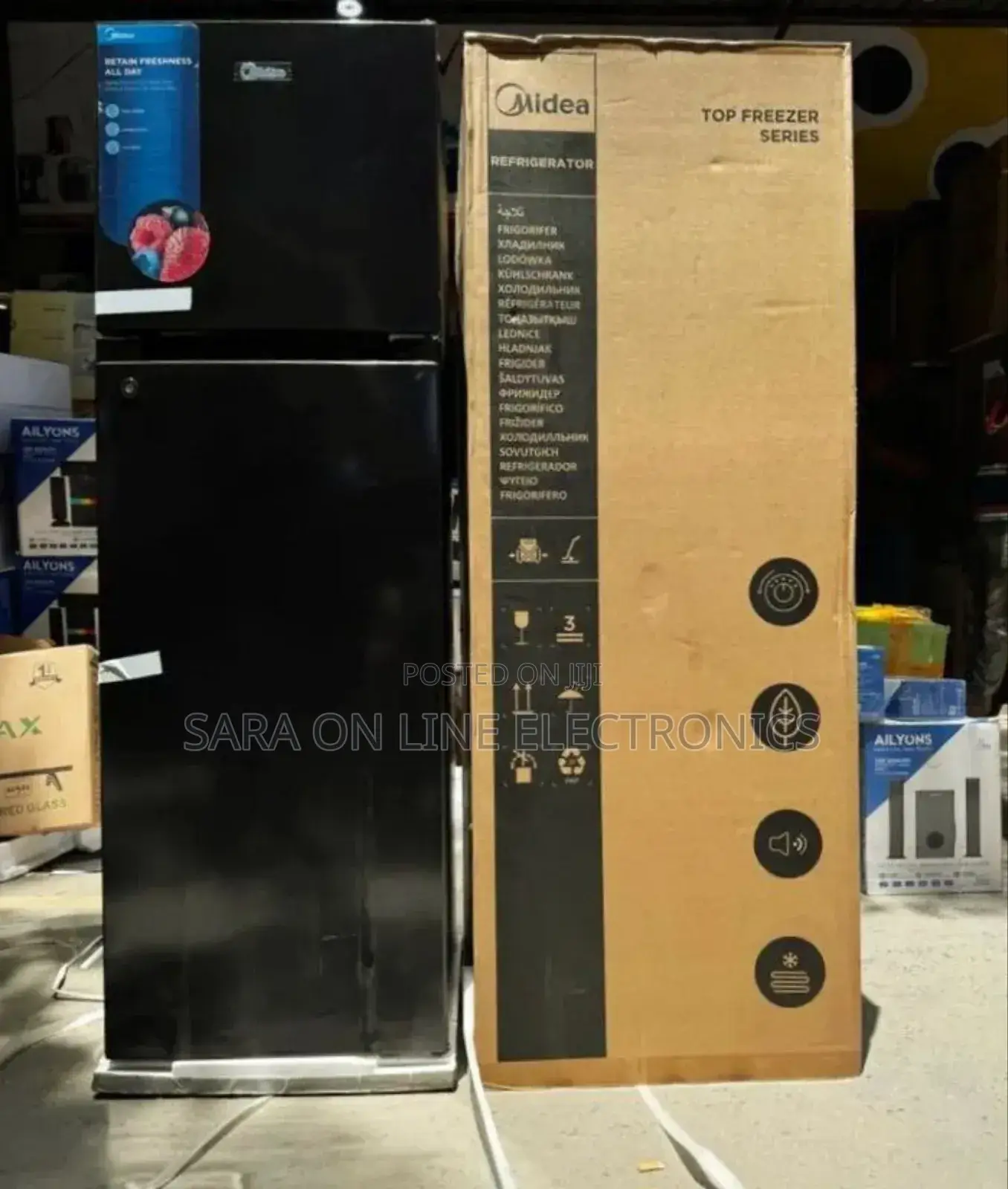 ☆Midea Refrigerator 360 Liters ☆Free Delivery ◈ 10year Warranty