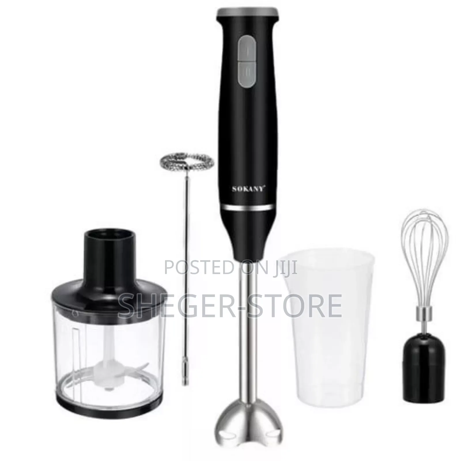 Orginal Sokani 5 in 1 Hand Blender ( ጁስ፣ሽንኩርት፣ ስጋ እና አትክልቶችን ይፈጩበታል )
