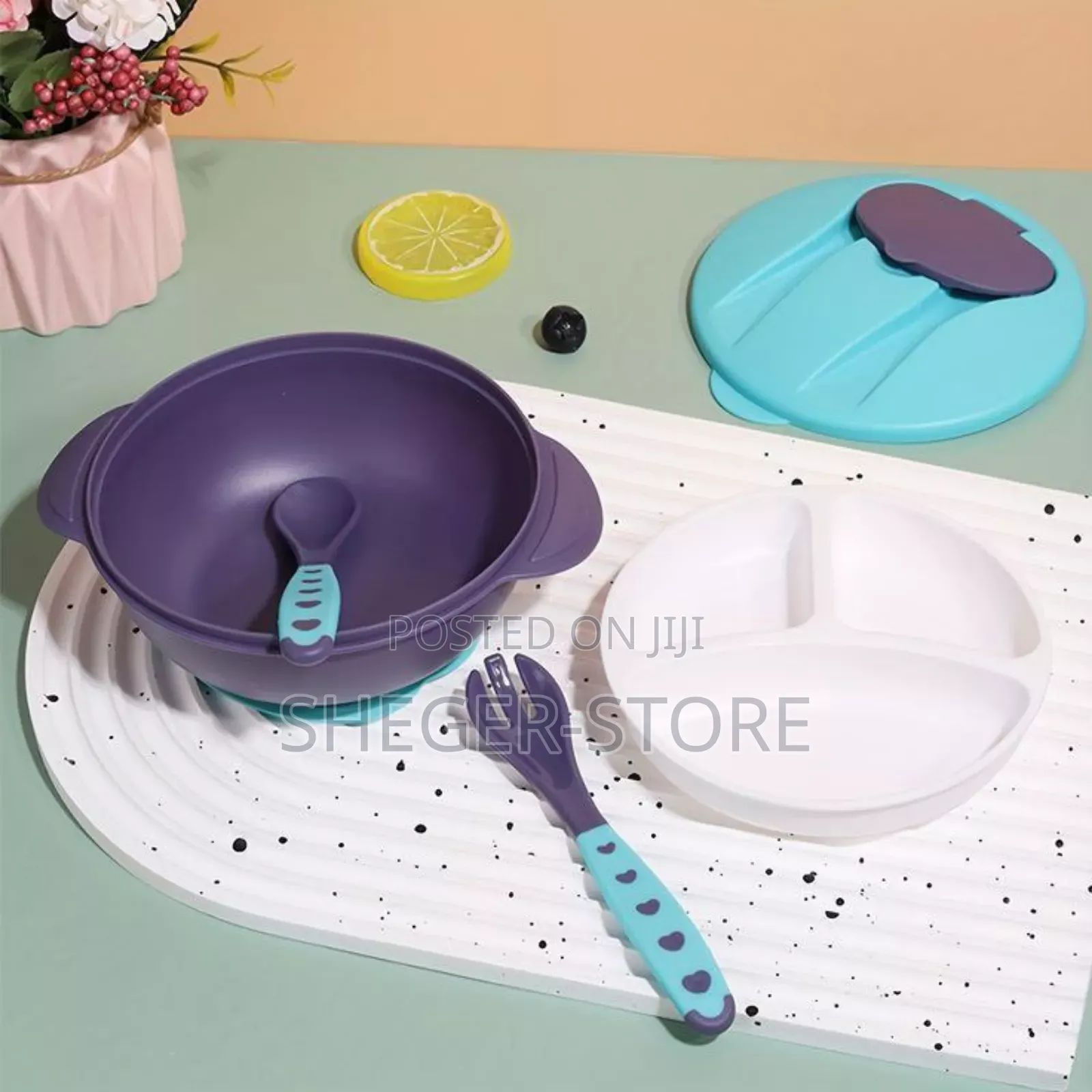 Baby Double Layer Bowel ( ባለ ሁለት ክፍል የልጆች መመገቢያ ሳህን )