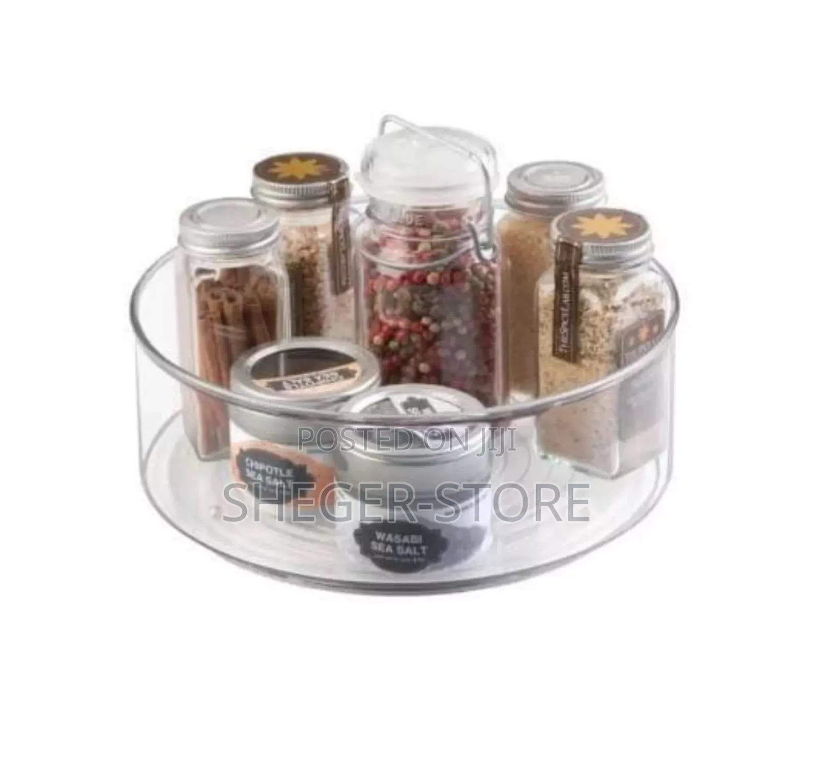 ኮስሞቲክስ መደርደሪያ
( Makeup Organizer, 360° Rotating Organizer
)