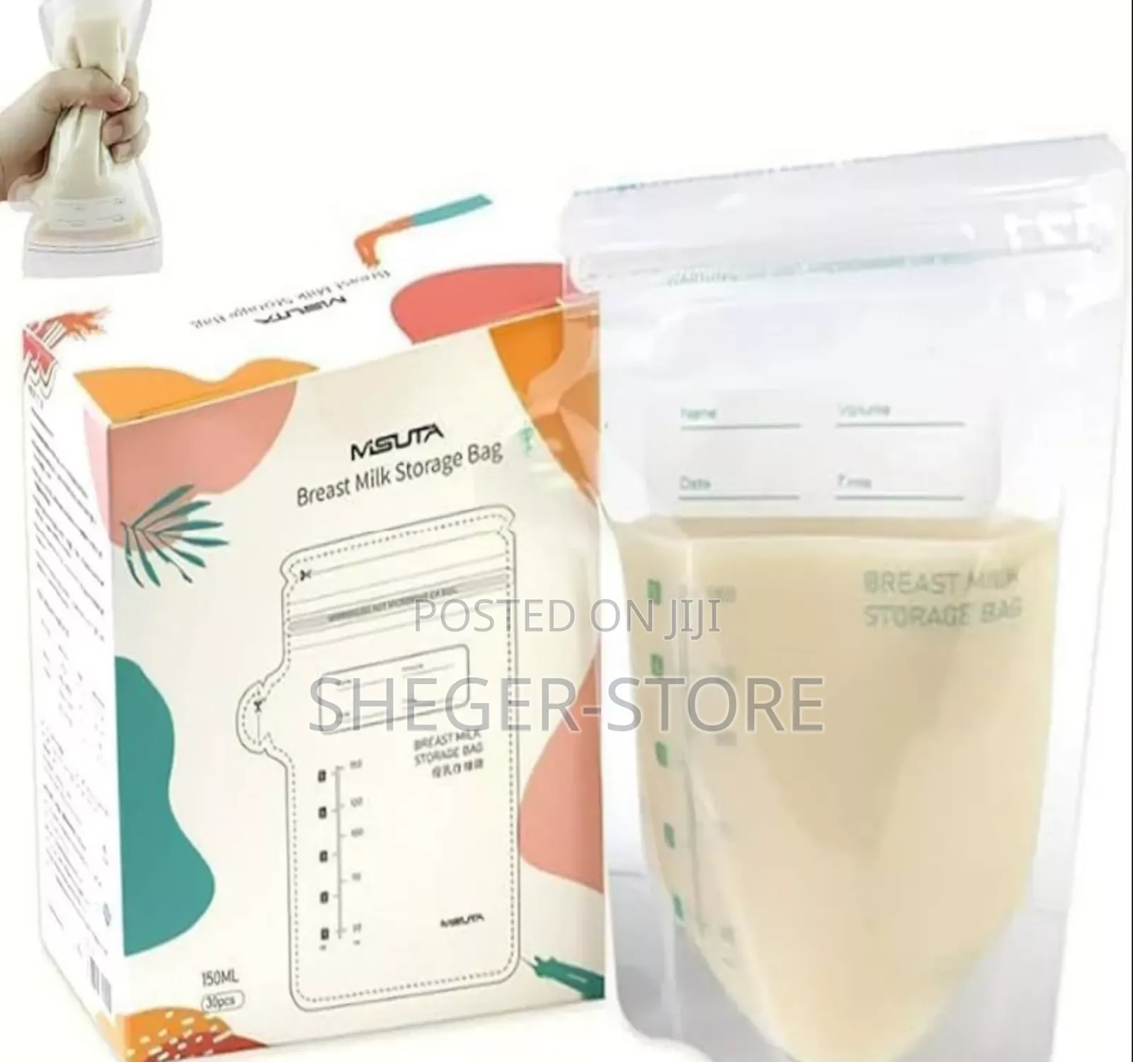 Momsbest 30pcs Breast Milk Storage Bag