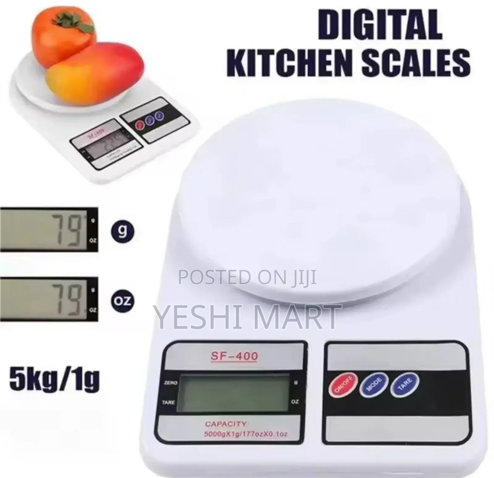 Scale Digital Kitchen Scale LCD Display Electronic Weights Scales Usb