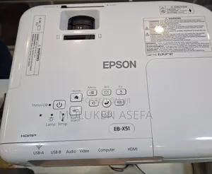 Epson Projector 
Model: Eb-X51
Has: Bag Remote 
Model Name: