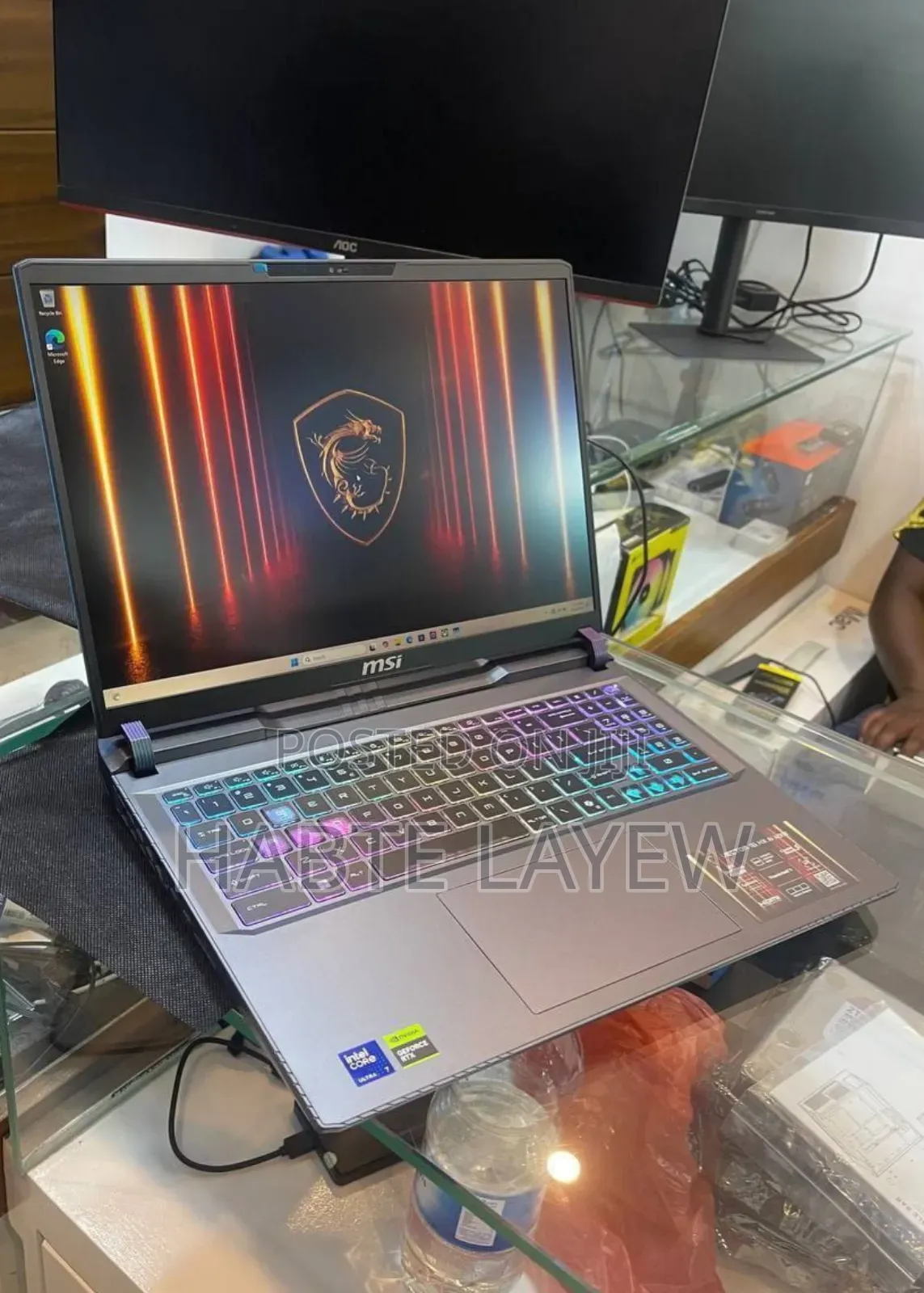 New Laptop MSI GF63 16GB Intel Core Ultra 7 SSD 1T