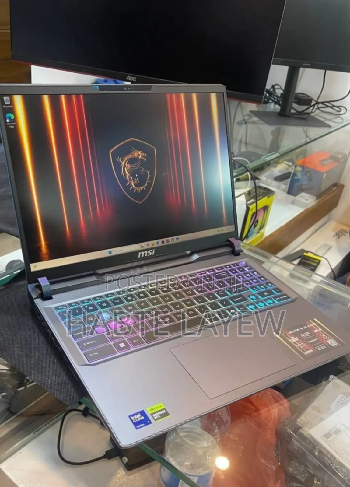 New Laptop MSI GF63 16GB Intel Core Ultra 7 SSD 1T