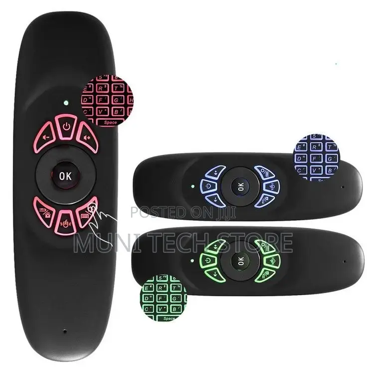 Smart Tv Remote RGB 7 Light