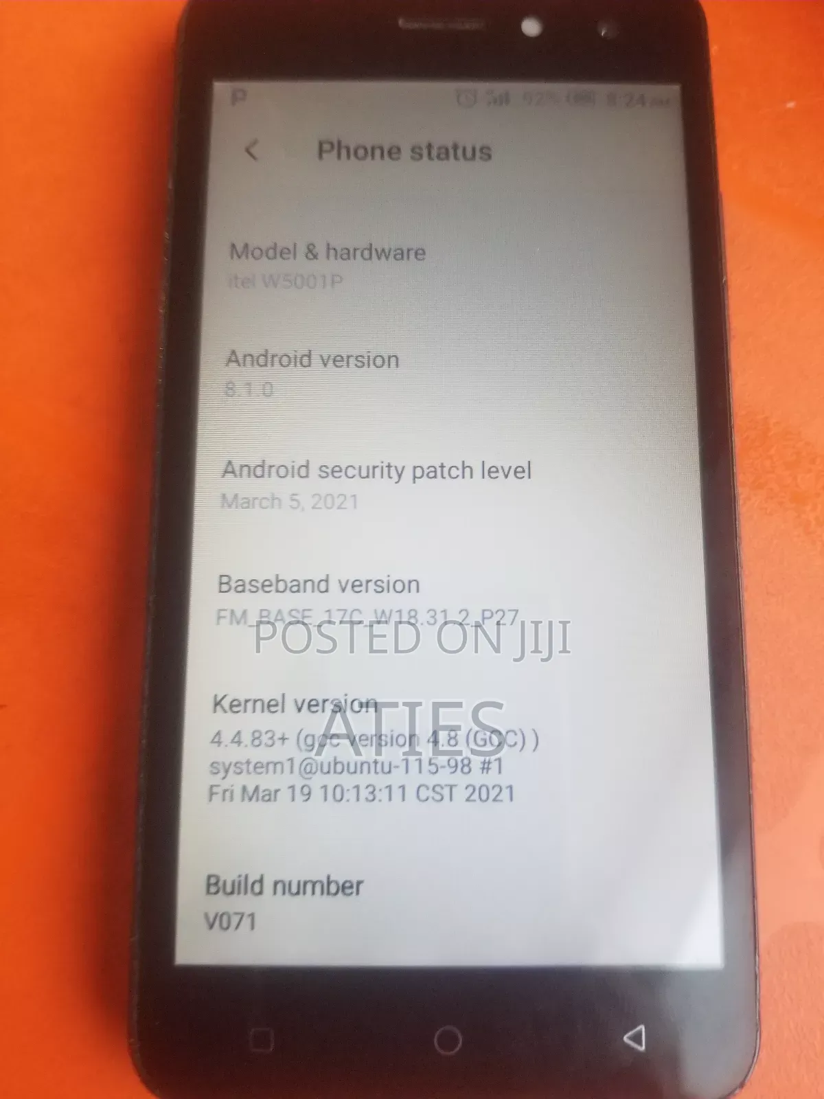 Itel A33 16 GB Black
