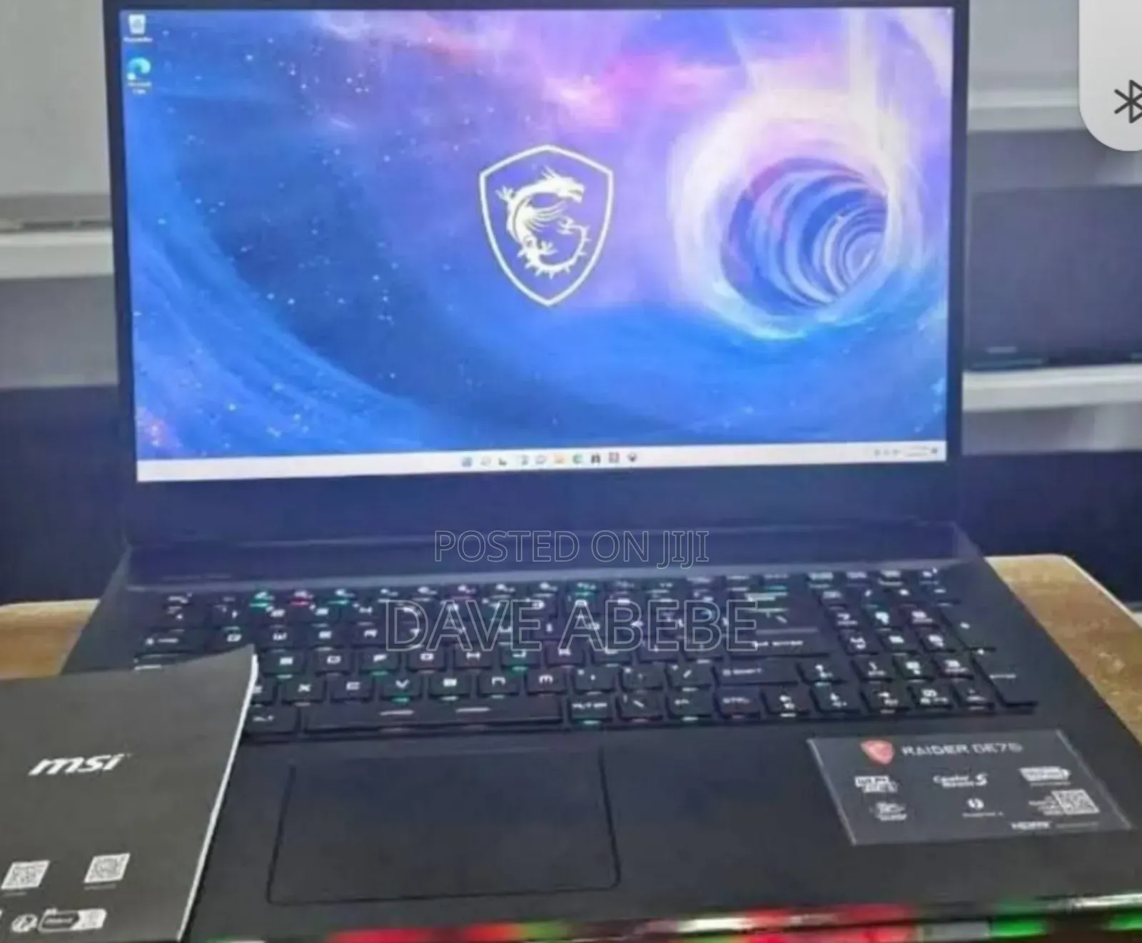 New Laptop MSI 32GB Intel Core I9 SSD 2T