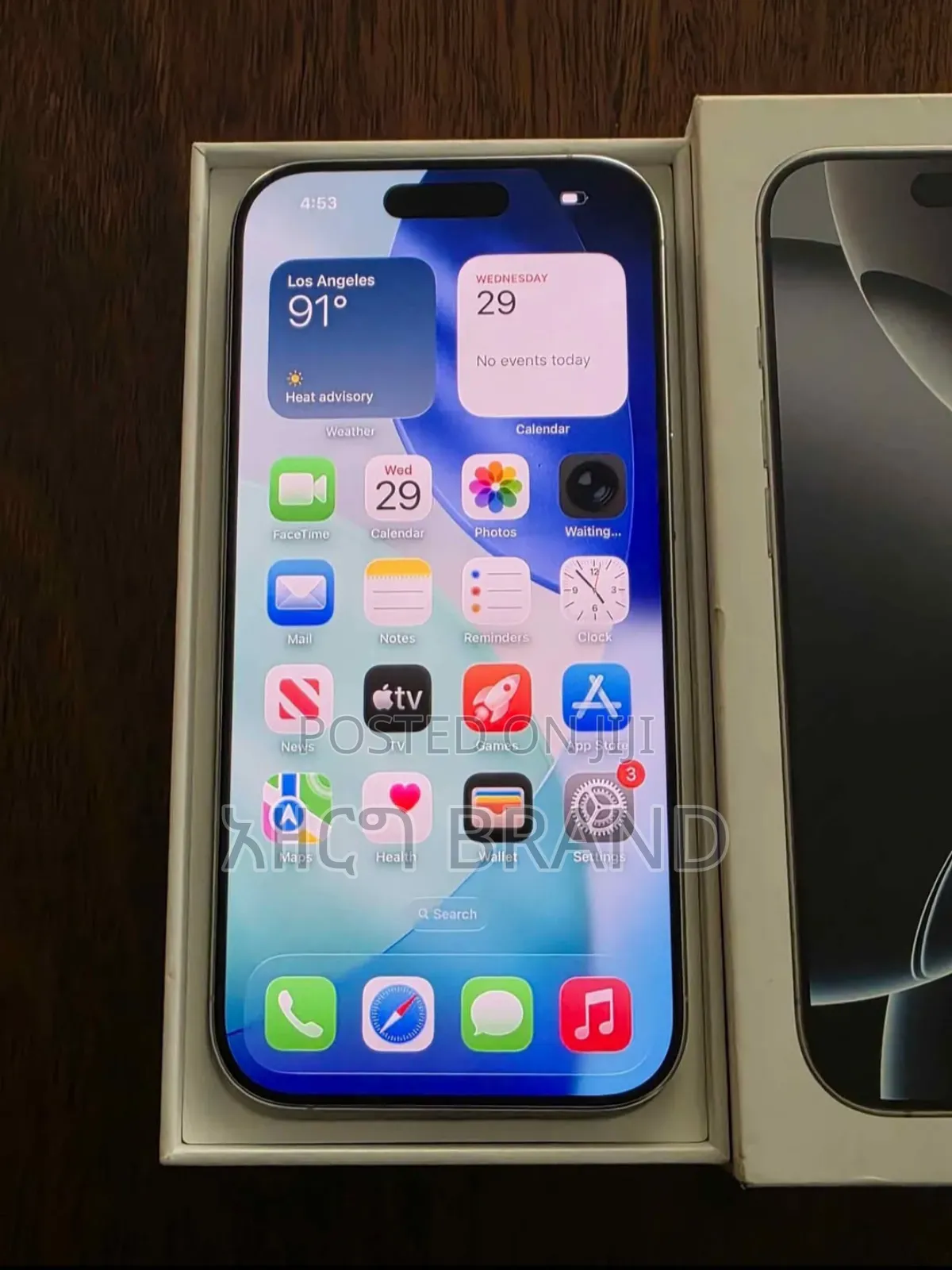 New Apple iPhone 16 Pro 128 GB White