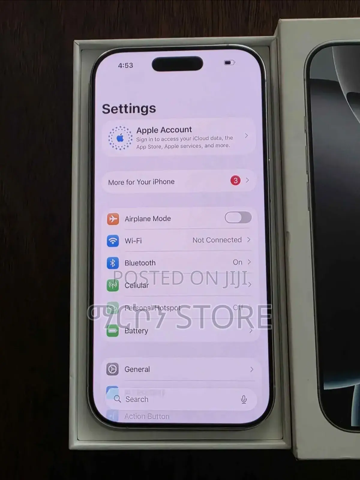 New Apple iPhone 16 Pro 128 GB White