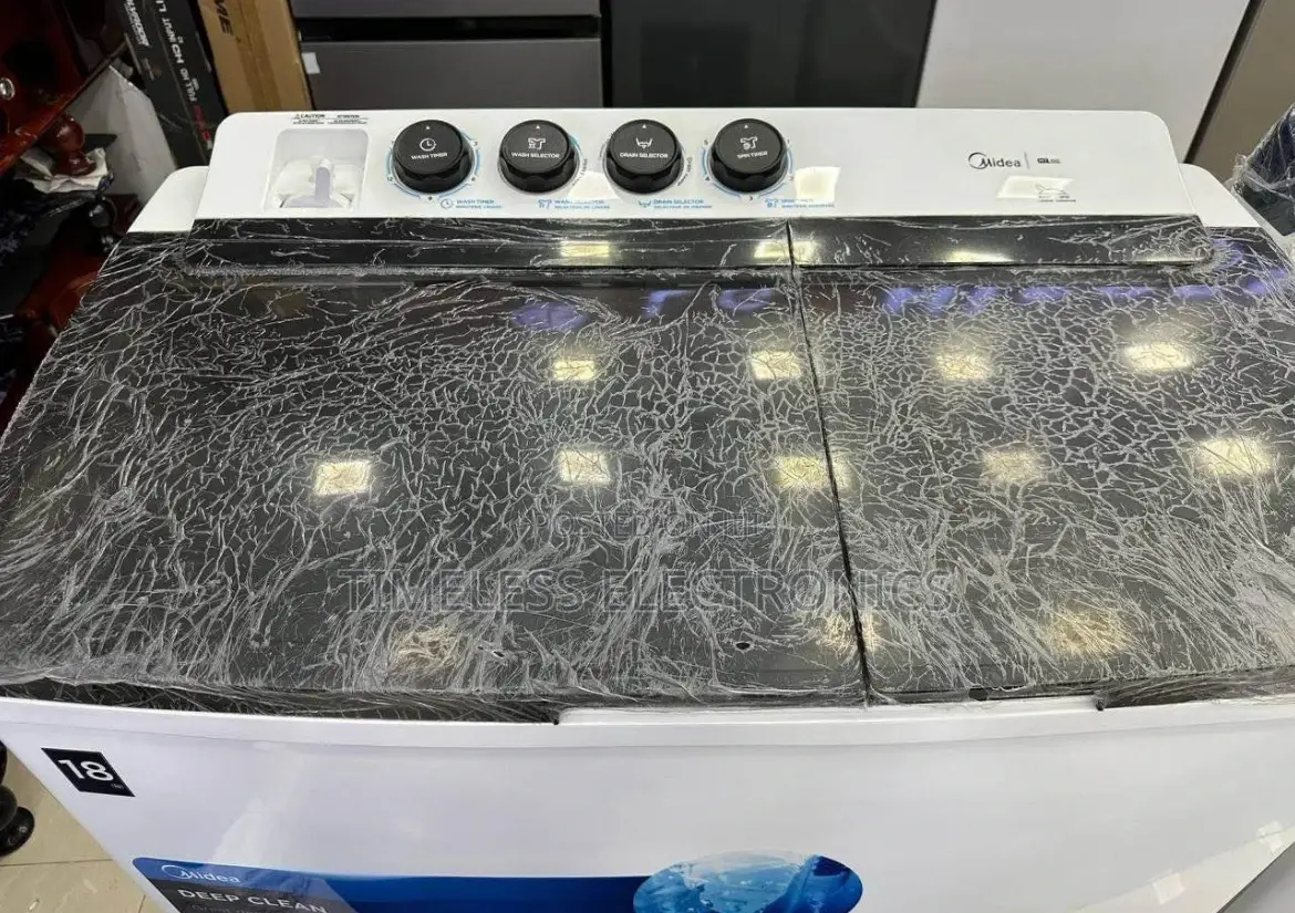 Midea 18 Kg Washing Machine – Large Load, Smart Cleaning!