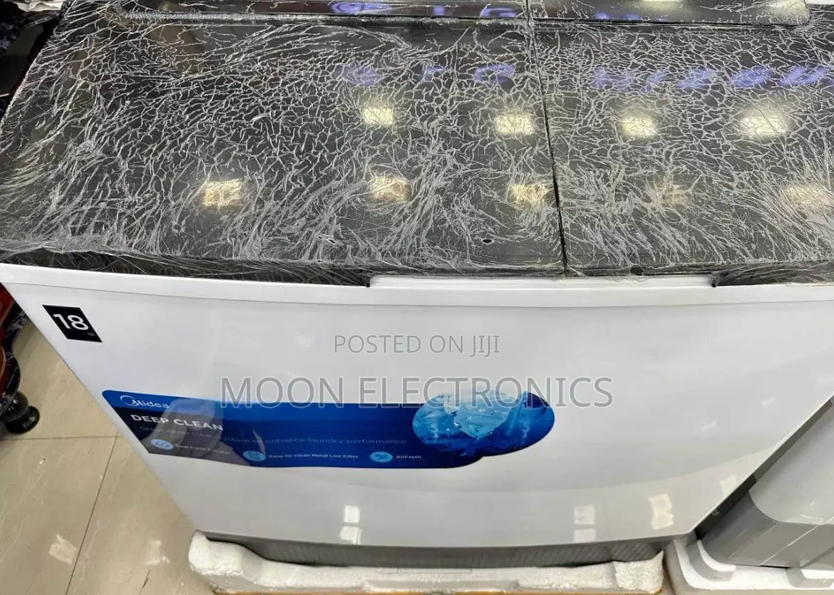Midea 18 Kg Washing Machine – Large Load, Smart Cleaning!