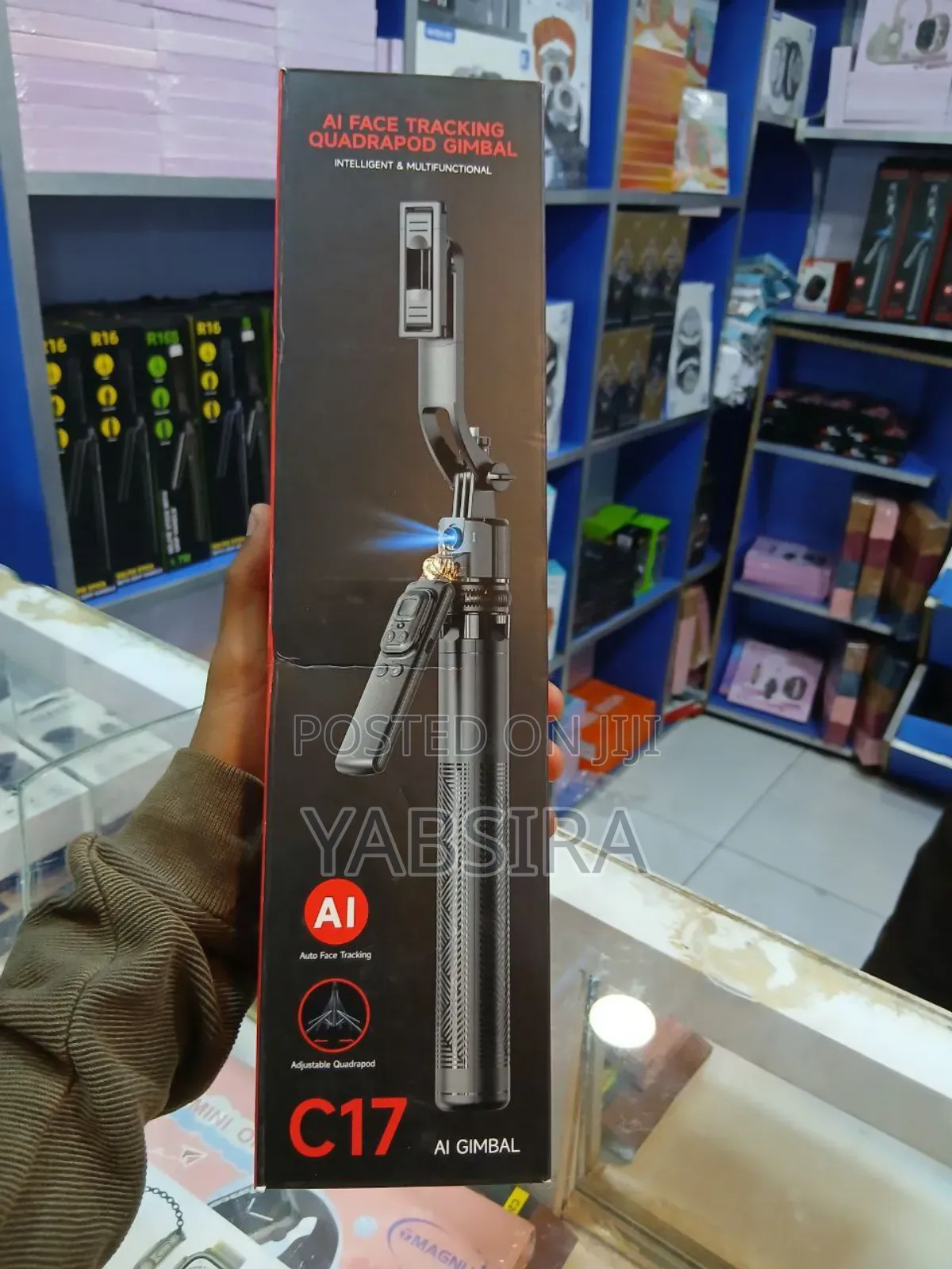 C17 Ai Face Tracking Quadrapod Gimbal.