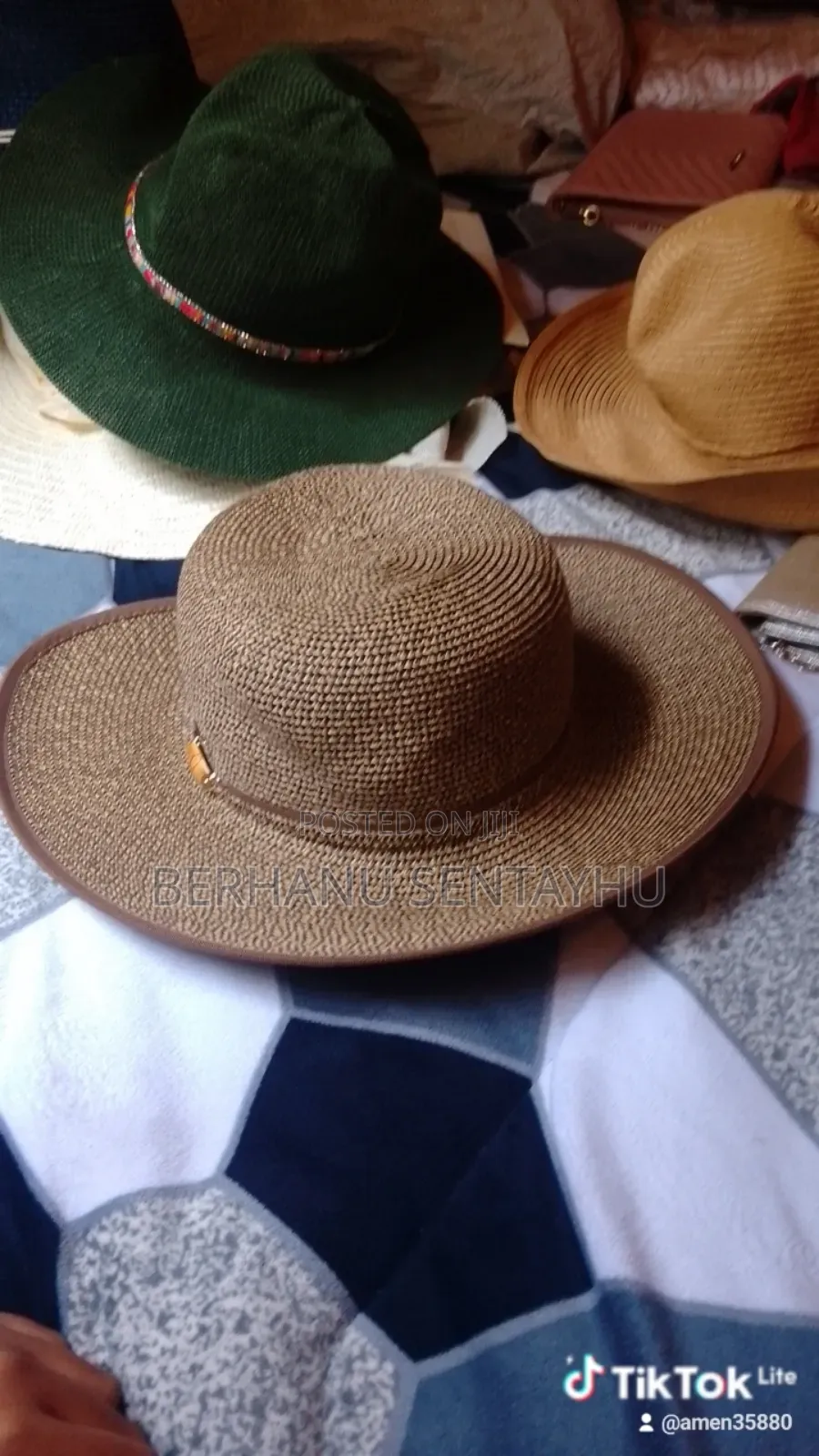 We Are Selling Hats and Bags and Shoes That Come From America