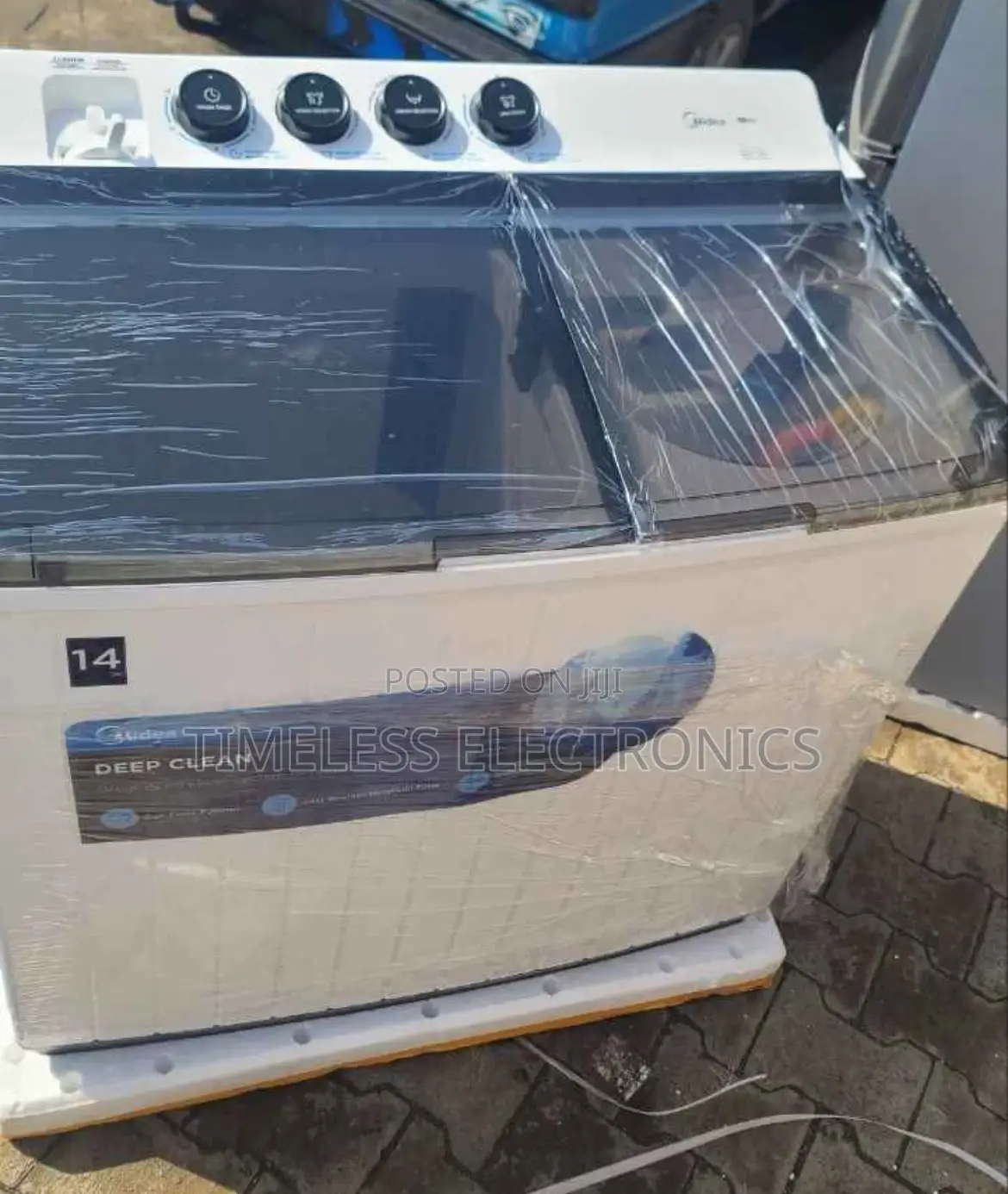 Midea 14 Kg Washing Machine – Large Capacity, Smart Cleaning!