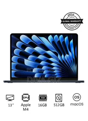 New Laptop Apple MacBook Air 2025 M4 13-Inch 16GB Apple M4 SSD 512GB