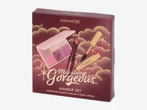 Photo - Makeup Kit 3 Pieces Eyeshadow Lipstick Eyeshadow Palette