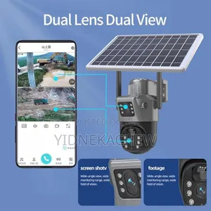 Security Camera With Solar Battery +Sim Receiver