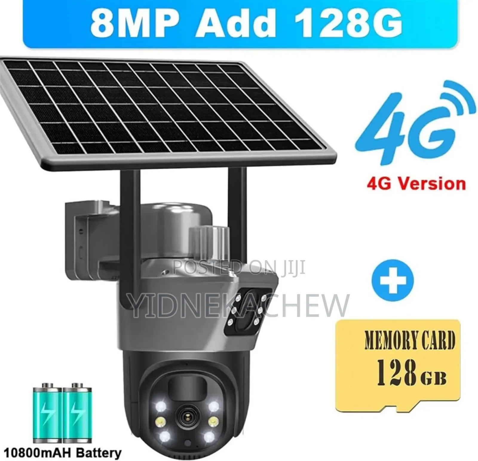 Security Camera With Solar Battery +Sim Receiver