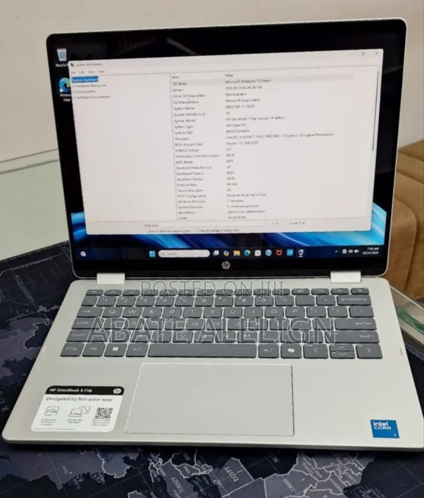 New Laptop HP OmniBook 5 Flip 16GB Intel Core I7 SSD 512GB