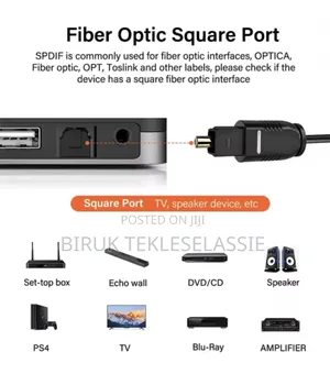 Digital Fiber Optical Audio Cable