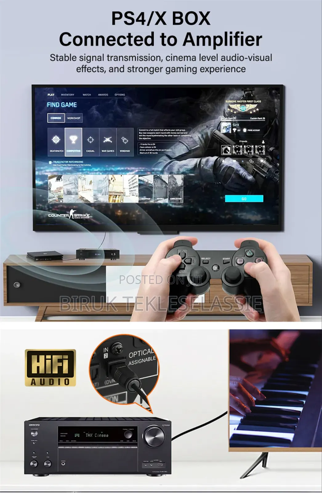 Digital Fiber Optical Audio Cable