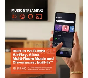 JBL Bar 1000mk2 7.1.4 Channel Soundbar With Dolby Atmos, Dts:X,