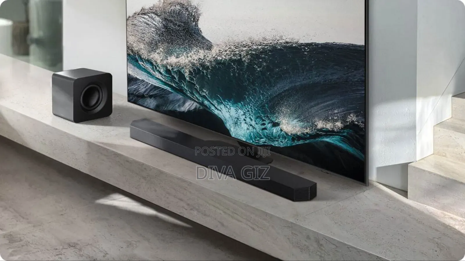 Samsung Q-Series Soundbar, Q800f, 5.1.2 Ch, Subwoofer, True 5.1.2ch