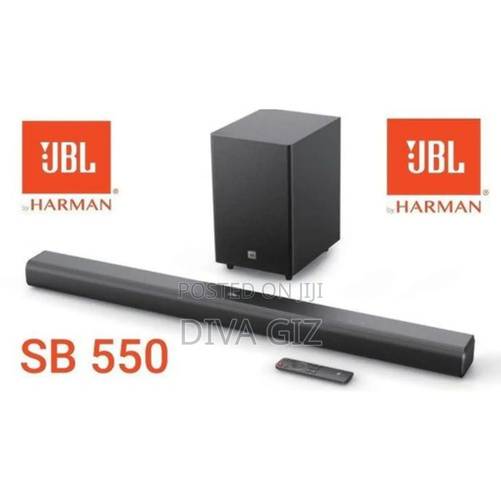 JBL Cinema Sb550 3.1 Channel Soundbar With Wireless Subwoofer
