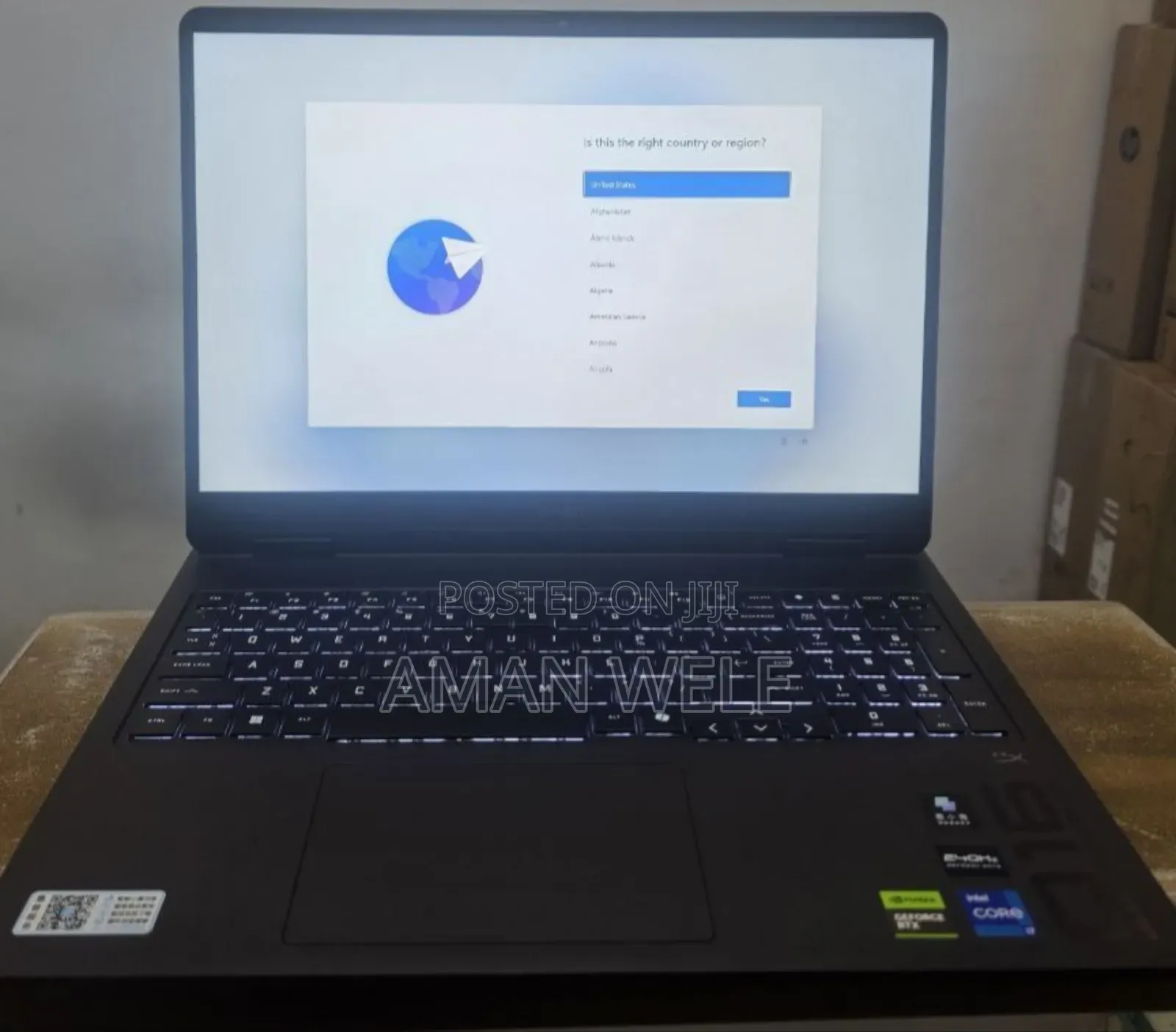 New Laptop HP Omen 16 16GB Intel Core I7 SSD 1T