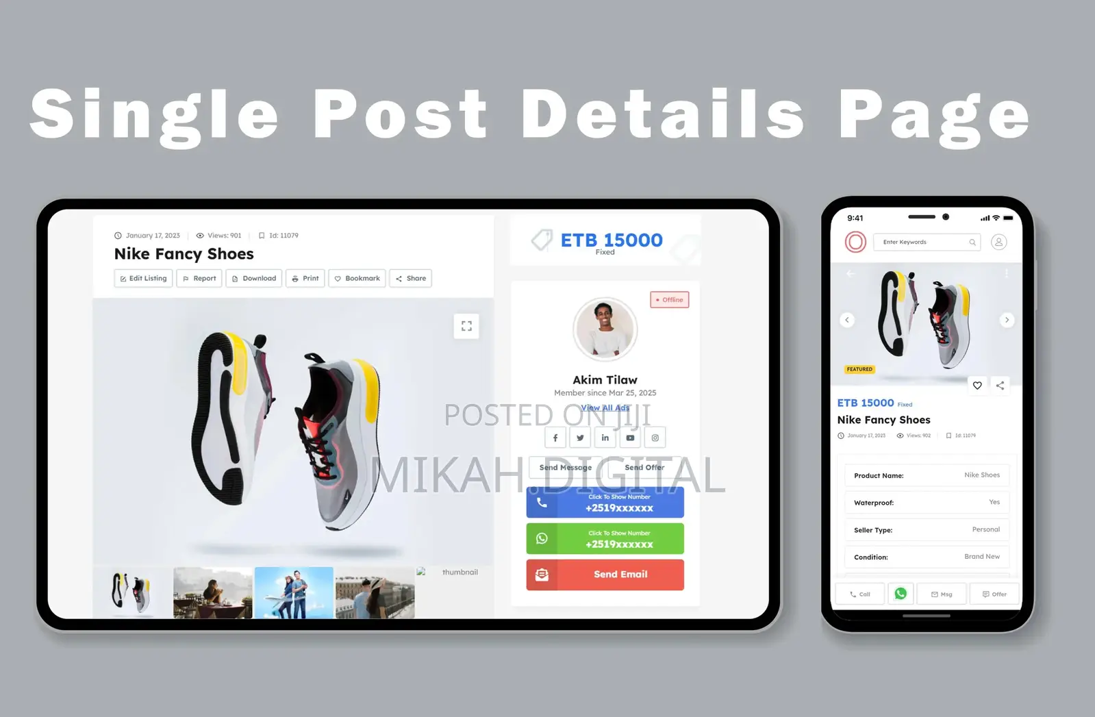 Website Development | Classified Ads Online Marketplace