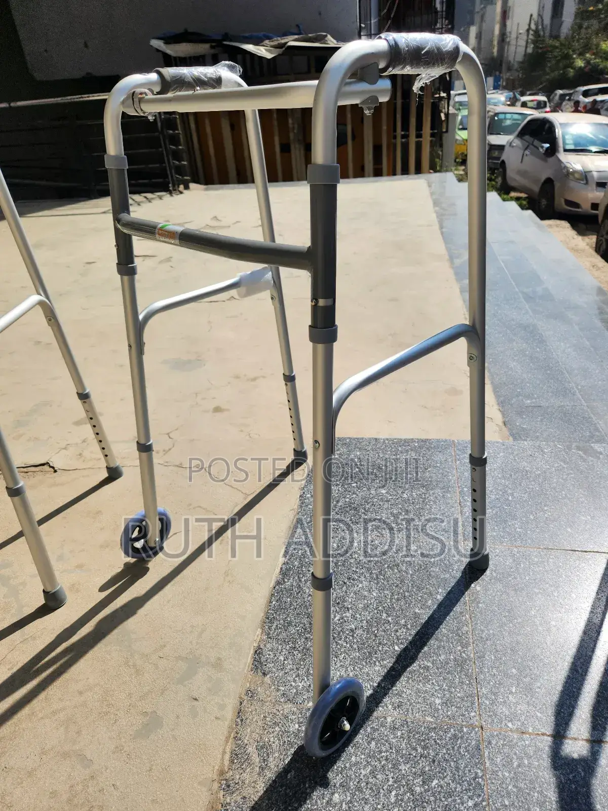 Brand New Walker須記medical Walker段的foldable Stainless Walker朱紅walker
