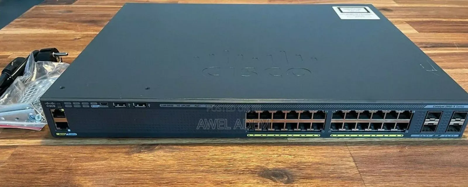 Cisco Catalyst Ws-C2960x-24ps-L Poe Ethernet Network Switch Renewed