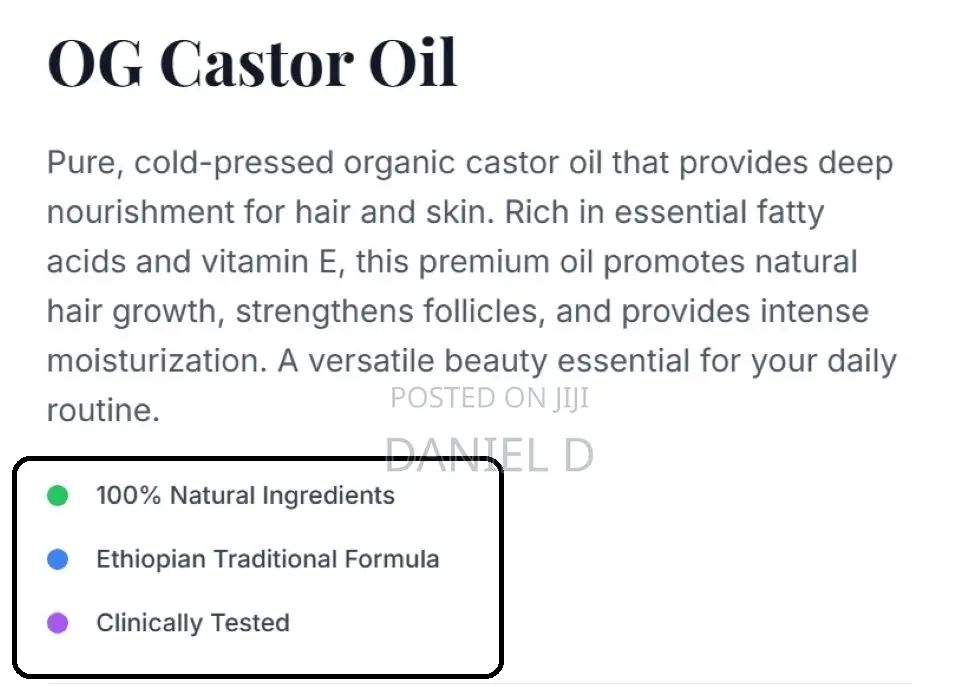 Og Castor Oil