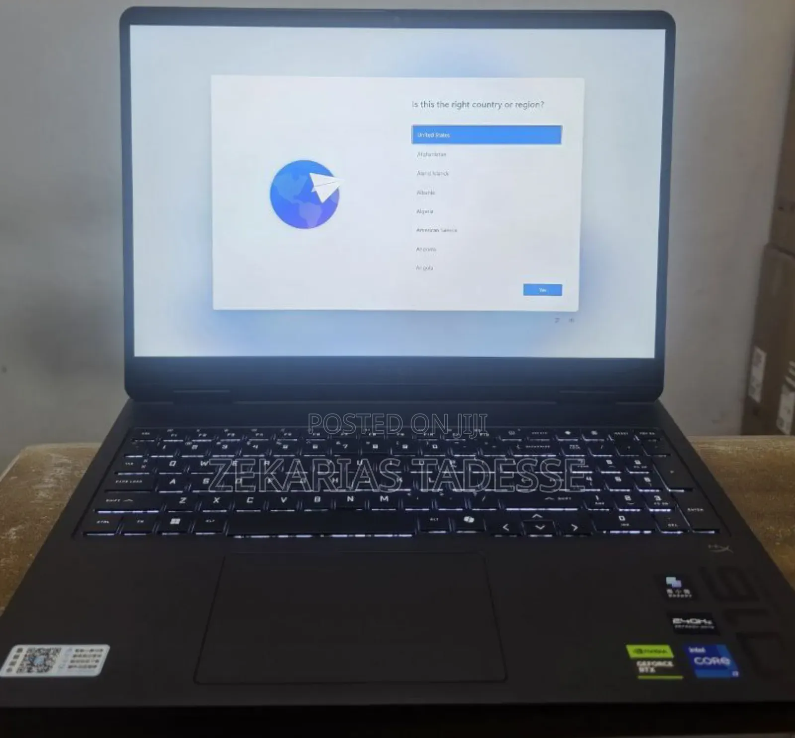 New Laptop HP Omen 17 16GB Intel Core I7 SSD 1T