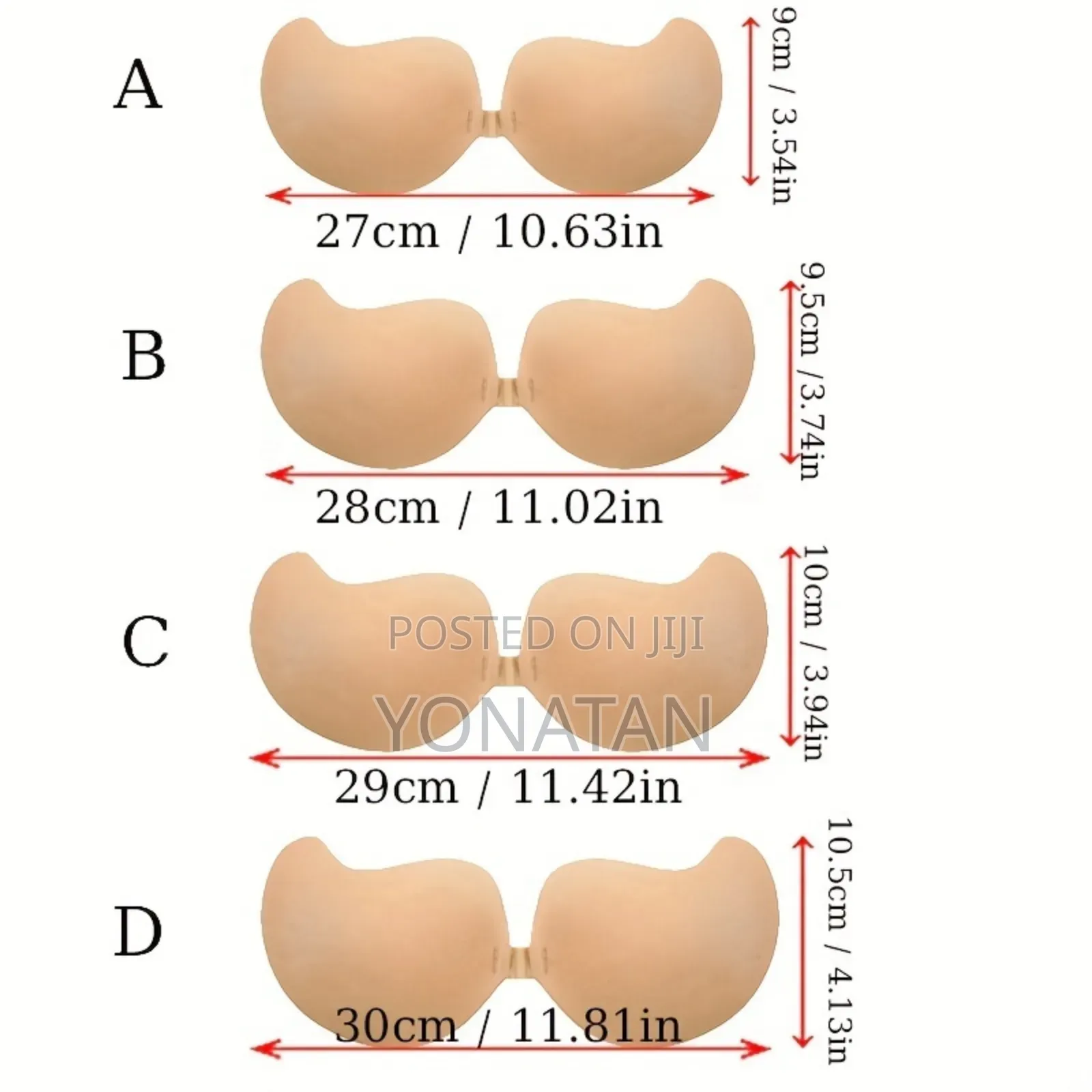 Woman's Strapless Push-up Bra