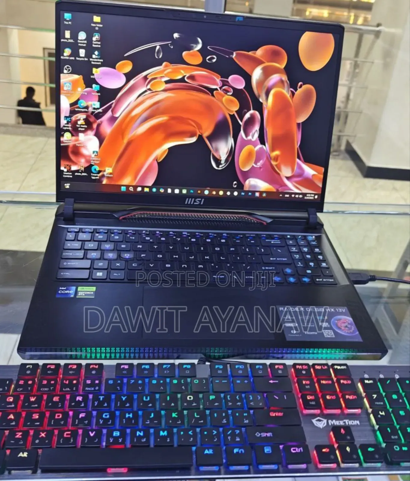 New Laptop MSI 16GB Intel Core I9 SSD 1T