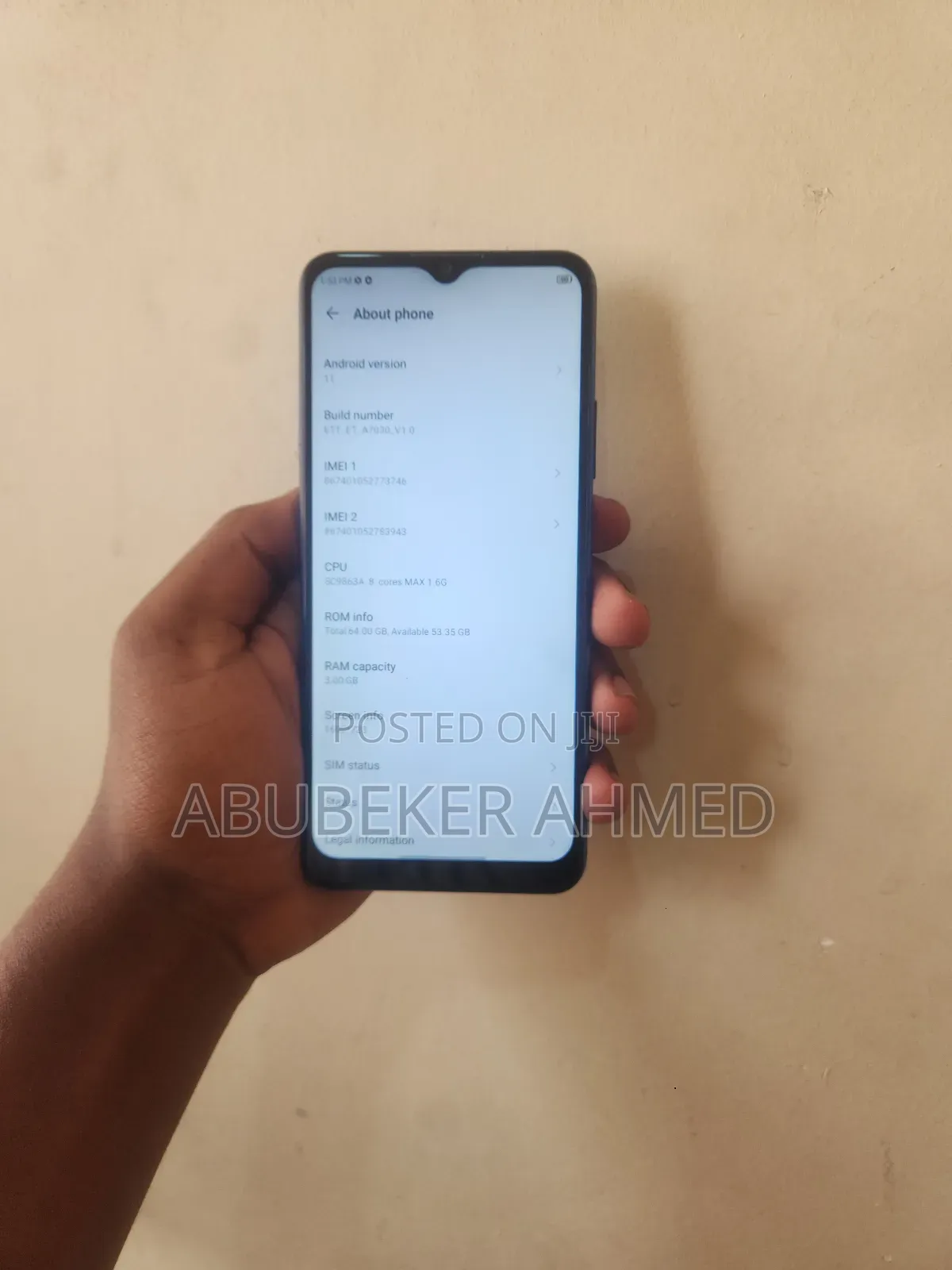 ZTE Blade A71 64 GB Blue