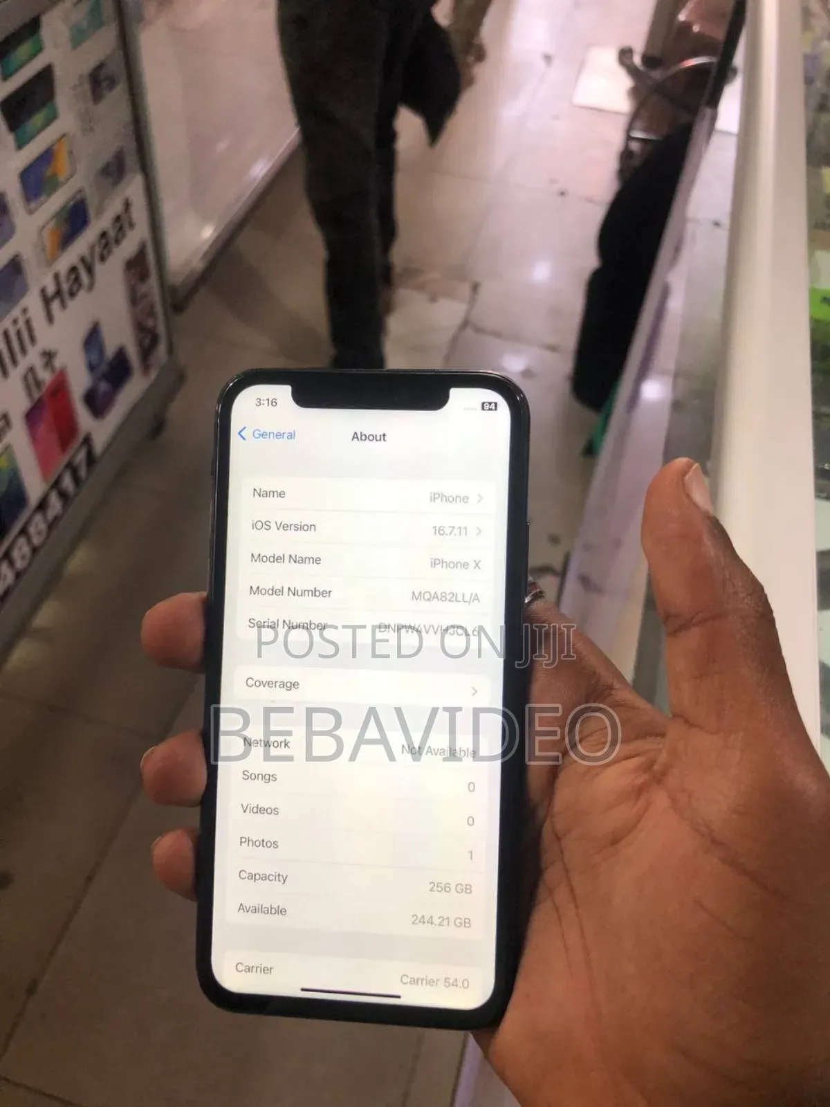 Apple iPhone X 256 GB White