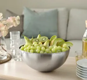 Photo - Ikea Blanda Blank Serving Bowl, Stainless Steel, 28 Cm