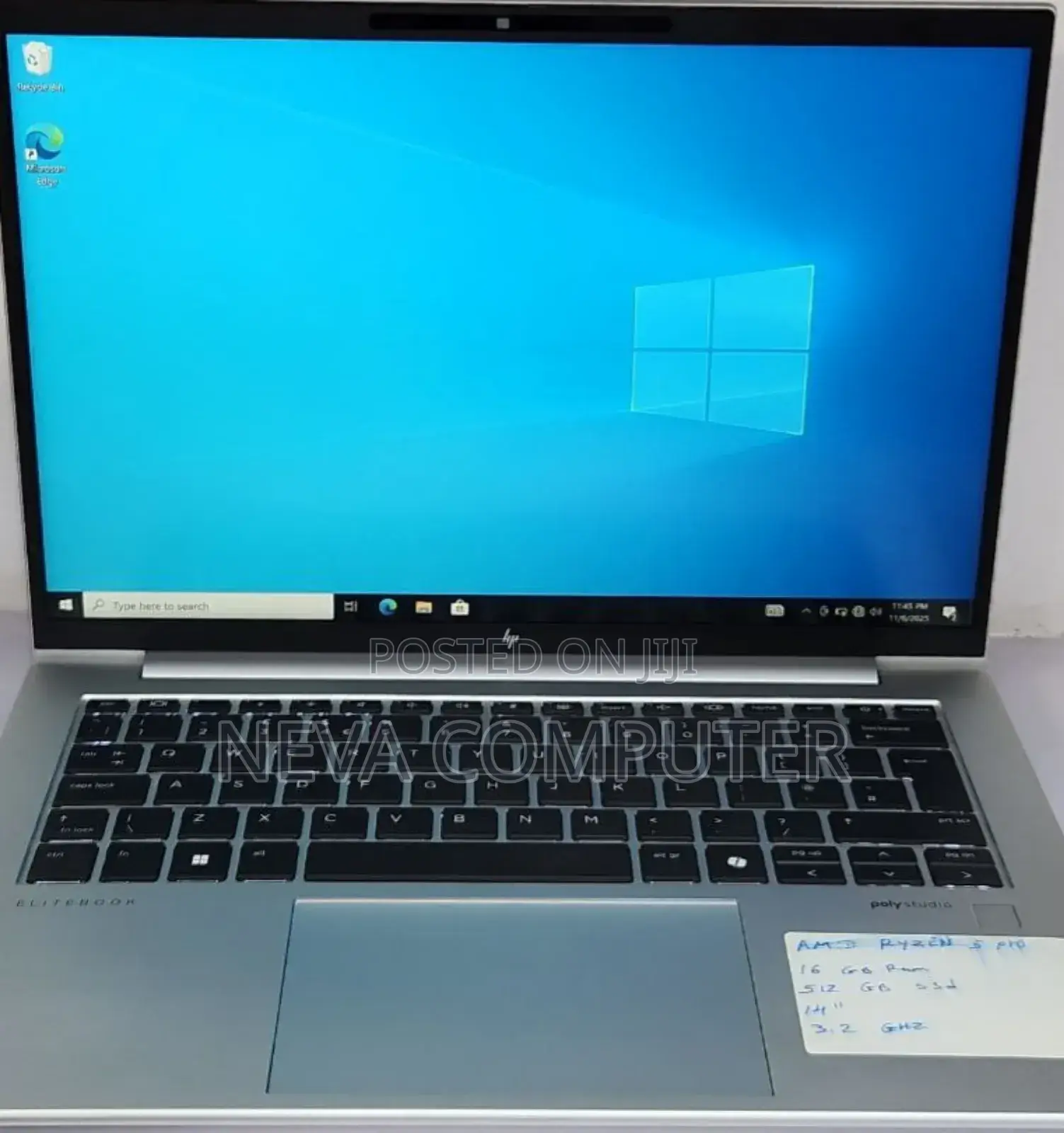 New Laptop HP EliteBook 845 G11 16GB Intel Core I5 SSD 512GB