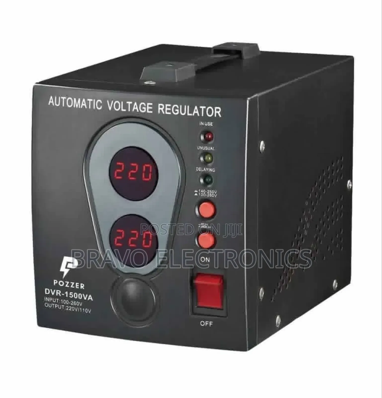 Pozzer Automatic Stabilizer 1500w — Smart Protection, Strong
